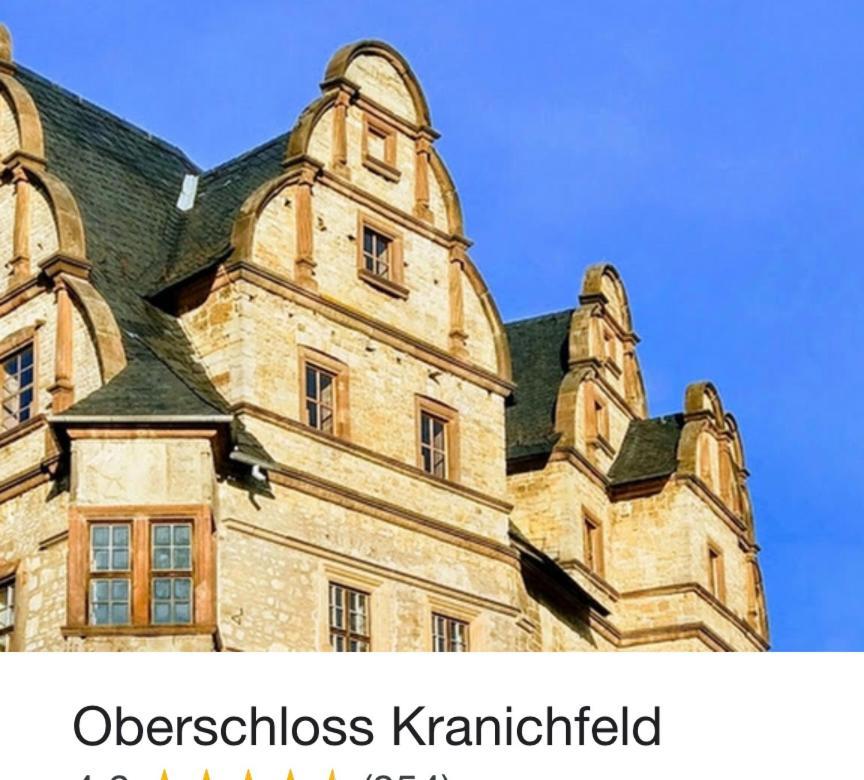 Delux Ferienwohnung Kunstgalerie Und Ilmradweg Kranichfeld Екстериор снимка